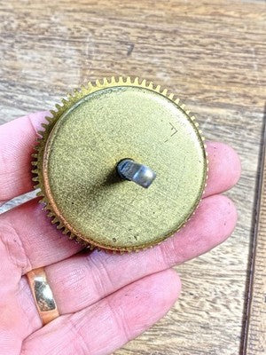 Ingersoll Clock Movement  Strike Side Main Wheel (See Pics To ID Mvmnt) KD3059