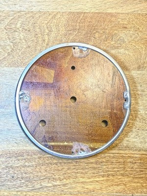 Gilbert Clock Dial (5.88 Inch Dia) W/ Bezel And Convex Glass     (KD4387)