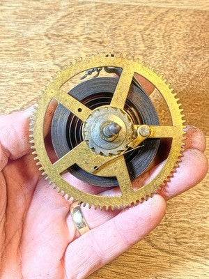 Ingraham (Stamped 10/29) Clock Strike Side Main Wheel - Vintage Clock KD3434