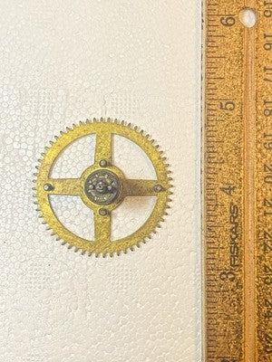 Ingraham (Stamped 10/29) Clock Strike Side 3rd Wheel - Vintage Clock KD3419