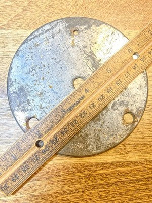 Sessions 8 Day Clock Movement Dial Pan (4 3/4 inch Dia.)     (KD4569)