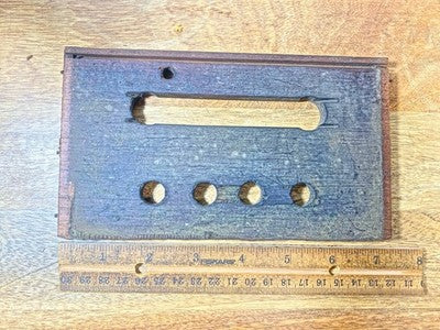 Cuckoo Clock Baseboard 4 1/16 Inch X 7 1/4 Inch - Vintage Clock Parts KD3272