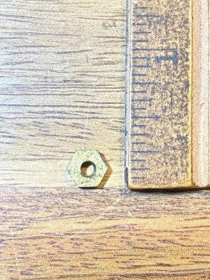 Made In Japan Clock Movement Plate Nut (See Pics To ID Mvmt)  KD4273