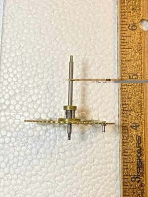 Ingraham (Stamped 5 12) Clock Movement Strike Side 4th Wheel (KD4298)