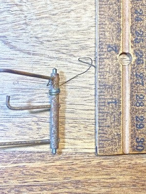 Old Sessions Clock Movement Count Wheel Lever (See Pics to ID Mvmt) (KD4575)