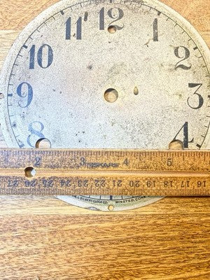 Gilbert Clock Movement (Stamped 30) Dial Pan (See Pics To ID Mvmt)   (KD4593)
