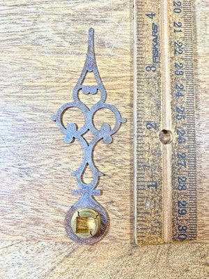 Clock Hour Hand 3 3/4 Inches Long (Arbor Dia 7.5mm X 6.2mm)   (KD2789)