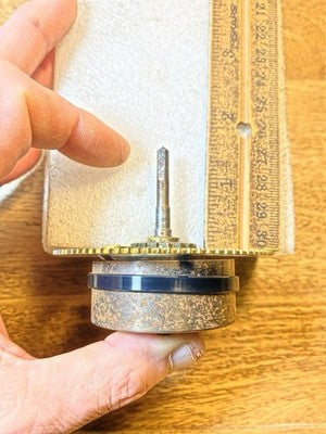 Made In Japan Clock Movement Strike Side Main Wheel (See Pics To ID Mvmt) KD4272