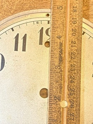 Gilbert Clock Dial (5.88 Inch Dia) W/ Bezel And Convex Glass     (KD4387)