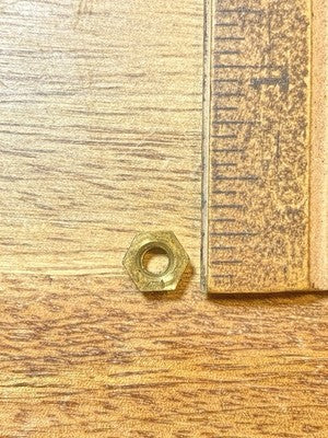 Made In Korea Clock Movement Plate Nut - Vintage Clock Parts KD3454