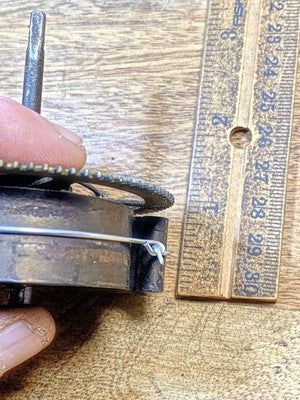 Ingraham Clock Mvmt (Pat 78/79) Time Side Main Wheel (See Pics To ID) (KD2922)