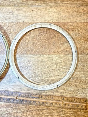 Clock Bezel W/ Convex Glass (6.5 Inch Dia, 5.5 Inch Inner Dia)    KD4402