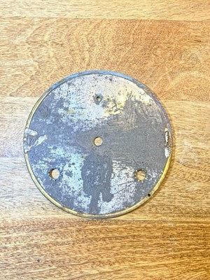 Gilbert Clock Movement Dial Pan 5 1/2 Inch Dia. (See Pics To ID Mvmt)   (KD4426)