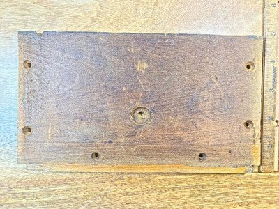 Clock  Bottom Board (8 5/16 X 4 3/4 Inches) - Vintage Clock Parts KD3268