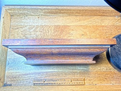 Wall Clock Bottom 13 1/2 Inches X 4 7/8 X 2 3/4 Inches     (LL5385)