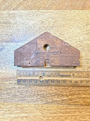 Cuckoo Clock  Top Back Board - Vintage Clock Parts KD3762