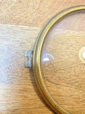 Clock Bezel W/ Convex Glass (5.77 Inch Dia, 5.16 Inch Inner Dia)    KD4108