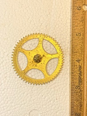 Gilbert Clock (Steel Plates) Time Side 2nd Wheel (See Pics to ID) KD4438
