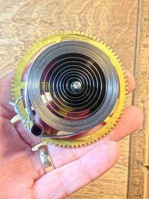 Sessions Chime Clock Strike Side Main Wheel - Vintage Clock Parts KD3407