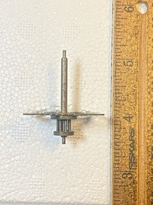 Old Sessions Clock Movement Time Side 4th Wheel (See Pics to ID Mvmt) (KD4579)