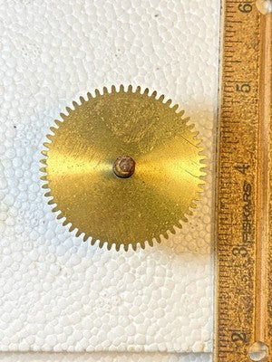 Herschede Clock Movement Time Side Main Wheel (See Pics To ID Mvmt))  (KD4214)