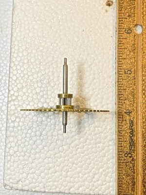 Ingraham (Stamped 5 12) Clock Movement Time Side 2nd Wheel (KD4303)