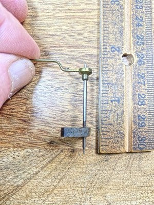 P. Japy (Stamped 1878) Clock Movement Verge (See Pics To ID Mvmt) (KD3024)