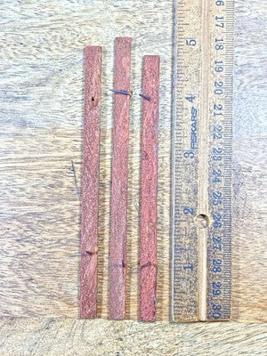 Old Wooden Clock Glass Retaining Pieces  (KD2940)