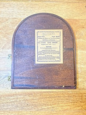 Sessions Dulciana Tambour Clock Back Door 6 3/4 X 8 Inches    LL5388