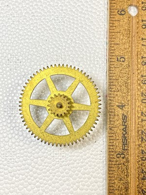 New Haven Clock Movement Strike Side 2nd Wheel (See Pics To ID Mvmt)  (KD2952)