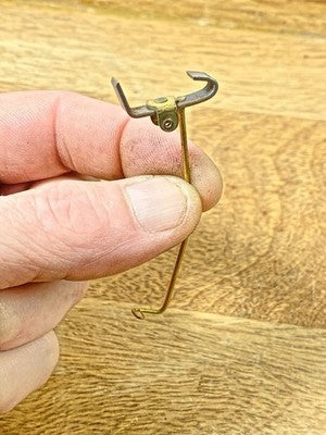 Antique Clock Movement Verge Or Crutch (Measures 14.37mm Between Teeth) (KD3153)