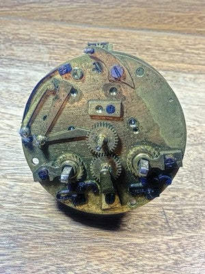 P. Japy (Stamped 1878) Clock Movement Time Side Main Wheel (Spring Good)(KD3034)