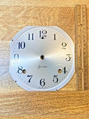 Sessions 8 Day Clock Dial Pan - Vintage Clock Parts KD3381