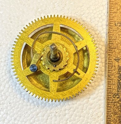 Antique New Haven Clock Movement Strike Side Main Wheel (KD4334)