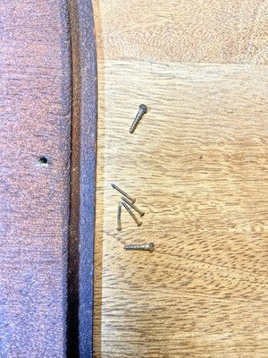 Sessions Tambour Clock Back Door 6 3/4 X 8 Inches (Needs A Pull)   KD3712