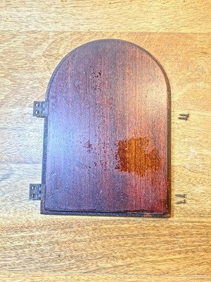 Clock Wooden Back Door (5 1/8 X 7 1/8 Inches)    (KD4366)