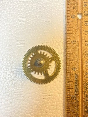 Hermle 451-050 Clock Chime Side 2nd Wheel - Vintage Clock Parts   (KD3595)