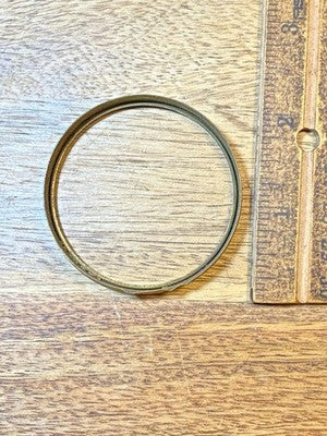Vintage Clock Dial Trim Ring 54.2mm Outer Diameter 49.4mm Inner Dia.    (KD4294)