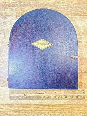 Antique Gilbert Clock Wooden Back Door (7 3/16 X 8 3/8 Inches) (KD2761)