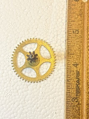 Gilbert Clock (Steel Plates) Time Side 3rd Wheel (See Pics to ID) KD4437