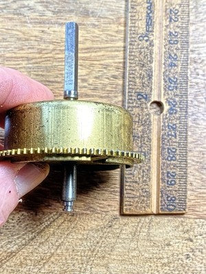 Ingersoll Clock Movement  Strike Side Main Wheel (See Pics To ID Mvmnt) KD3059