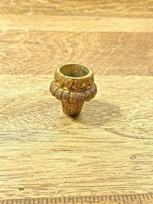 French Mantel Clock Candle Stick Foot (Dia. On Threads Is 3.4mm) (KD3142)