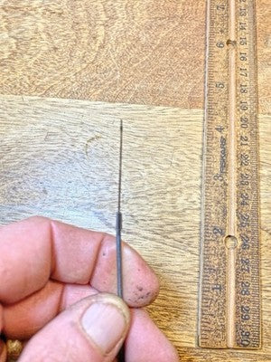 5 1/4 Inch Long Clock Pendulum Rod and Spring (KD3701)