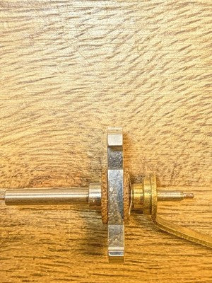 Clock Movement Verge (33.0mm Length, 17.7mm Between Teeth, 1.0mm Pivot)(KD3587)