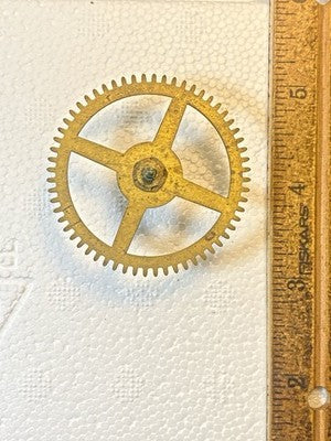 Ingraham (Stamped 12 27) Clock Movement Strike Side 2nd Wheel (KD4547)