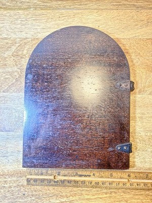 Seth Thomas Tambour Clock Wooden Back Door 5 7/8 X 8 Inches    (KD4590)