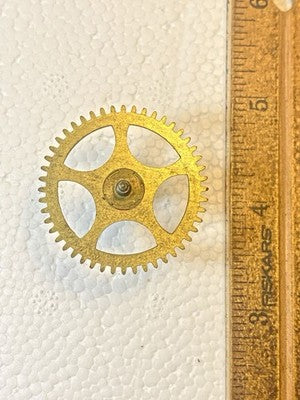 Gilbert Clock (Steel Plates) Time Side 3rd Wheel (See Pics to ID) KD4437