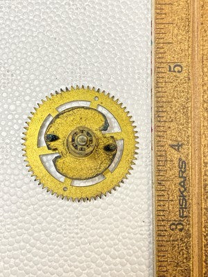 New Haven Clock Movement Strike Side 3rd Wheel (See Pics To ID Mvmt)  (KD2951)