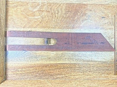 Antique Clock (Weight Driven) Wooden Side Dial Mount Part   (LL5345)