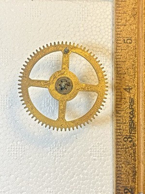 Ingraham (Stamped 12 27) Clock Movement Strike Side 4th Wheel (KD4543)